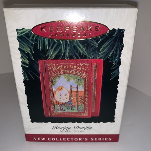 Vintage Hallmark Humpty Dumpty Mother Goose Book Series Christmas Ornament - Picture 6 of 12